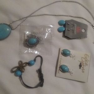Turquoise Jewelry Lot